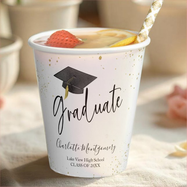 Vasos De Papel Fiesta de secundaria Purpurina de sexo moderno (Subido por el creador)