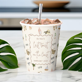 Vasos De Papel Fiesta de Soltera de Verano en la Costa