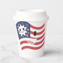 Vasos De Papel Fiesta del 4 de julio