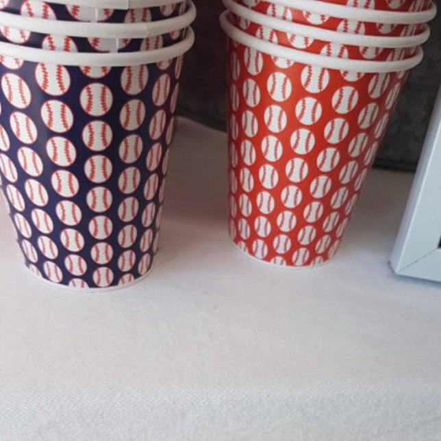Vasos De Papel Fiesta Deportivo de Béisbol (Subido por el creador)
