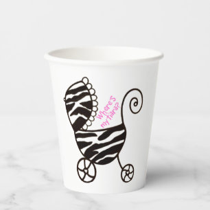 Vasos De Papel fiesta "Felicidades Por Tu Pequeña Princesa"