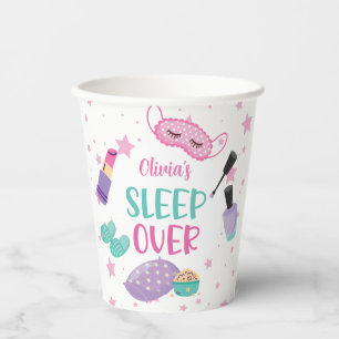 Vasos De Papel Fiesta flojo  rosa púrpura entre papel pl