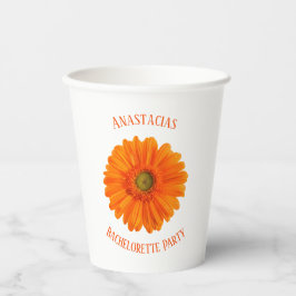 Vasos De Papel Fiesta Floral Daisy Bachelorette personalizada
