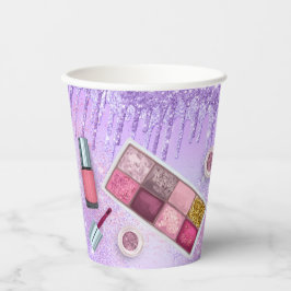 Vasos De Papel Fiesta Glam Chica Salón de Fiesta de Cumpleaños Mo