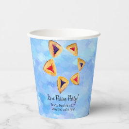 Vasos De Papel Fiesta Hamantaschen Star Purim