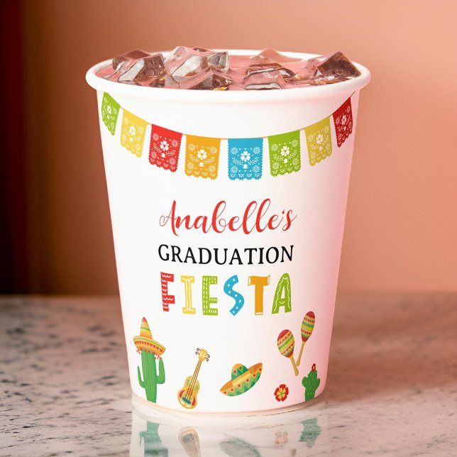 Vasos De Papel Fiesta Mexicana de Graduación (Subido por el creador)