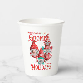 Vasos De Papel Fiesta No Hay Lugar Como Gnome