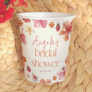 Vasos De Papel Fiesta Nupcial de Verano Main Squeeze Citrus