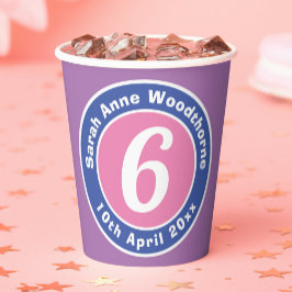 Vasos De Papel Fiesta por el cumpleaños del niño 6