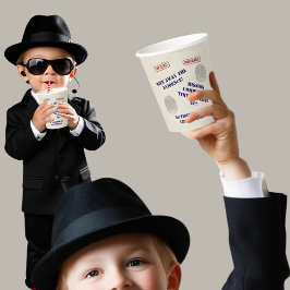 Vasos De Papel Fiesta principal de la misión espía secreta para n