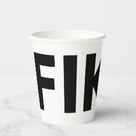 Vasos De Papel Fika Bold