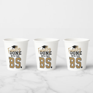 Vasos De Papel Finalmente Terminado Con Esta Tontería De Graduaci