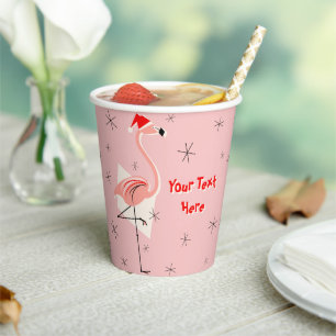 Vasos De Papel Flamingo Santa Rosa