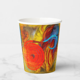 Vasos De Papel Flor de bomberos