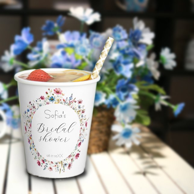 Vasos De Papel Flor de la fiesta del jardín francés (Subido por el creador)