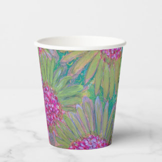 Vasos De Papel Flor grande