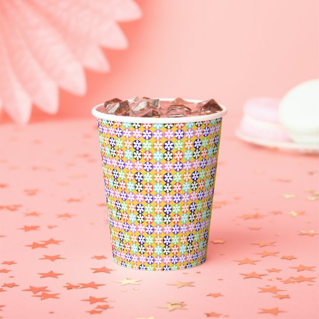 Vasos De Papel floral (in situ)