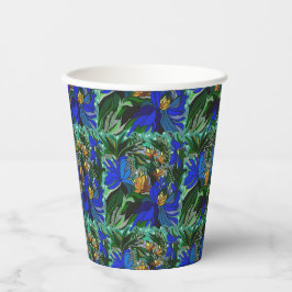 Vasos De Papel Floral