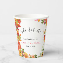 Floral acuática rosa y melocotón