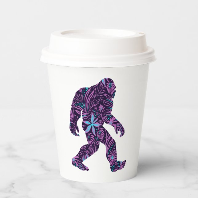 VASOS DE PAPEL FLORAL BIGFOOT (Anverso)