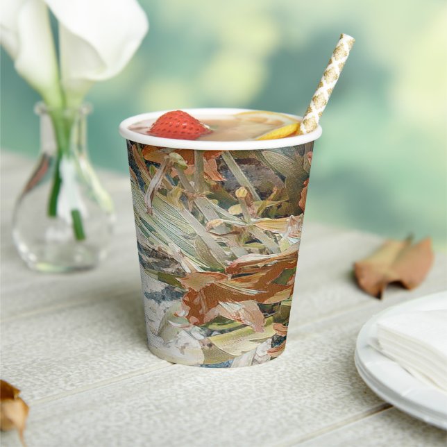 Vasos De Papel Floral exótica (in situ)