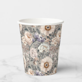 Vasos De Papel Floral Paper Cup