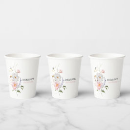 Vasos De Papel Floral silvestre Bouquet Babyducha
