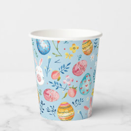 Vasos De Papel Florecer de primavera Pascua 4