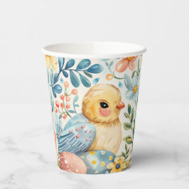 Vasos De Papel Florecer de primavera Pascua 7