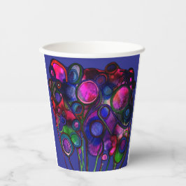 Vasos De Papel Flores