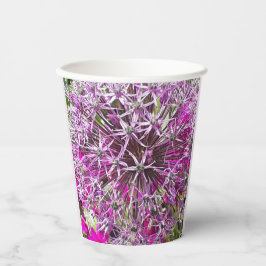 Vasos De Papel Flores de alio y verano