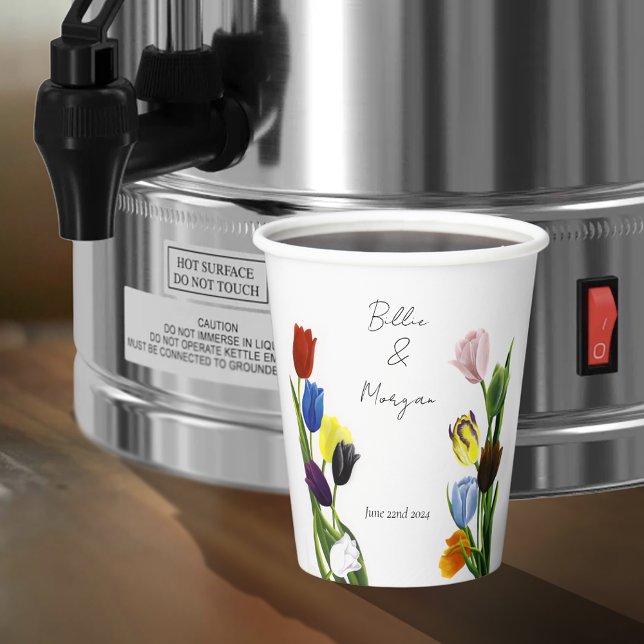 Vasos De Papel Flores de Tulips LGBTQ (Subido por el creador)