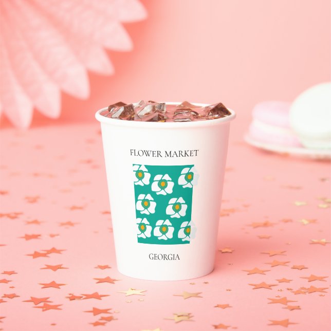 Vasos De Papel Flower Market - Georgia (in situ)