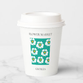 Vasos De Papel Flower Market - Georgia