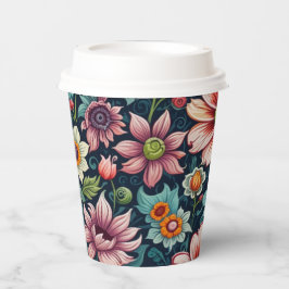 Vasos De Papel Flower Paper cup