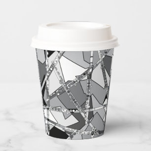 Vasos De Papel Fluidos abstractos