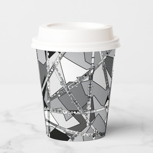 Vasos De Papel Fluidos abstractos (Anverso)