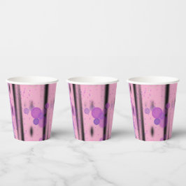 Vasos De Papel Flujo de Burbuja Cósmica