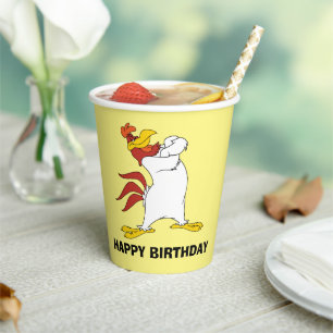 Vasos De Papel Foghorn Leghorn Brazos Cruzados