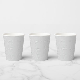 Vasos De Papel Fondo de señaligen de evento de lunares grises mod