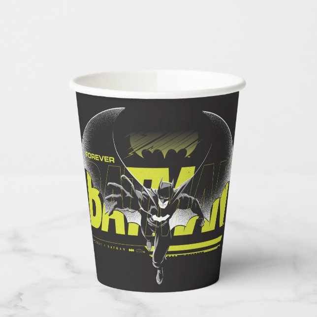 Vasos De Papel Forever Batman Alcanza Gráfica (Izquierda)