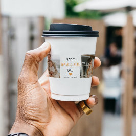 Vasos De Papel Foto de colección moderna y papá feliz de Acción d