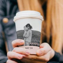 Foto de pareja moderna con nombre perosnalizado ro