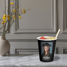 Vasos De Papel Foto minimalista Graduación de octavo grado