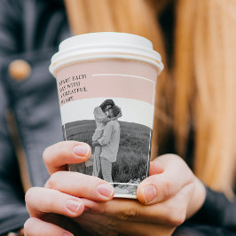 Vasos De Papel Foto moderna Pastel de regalo de la familia rosa