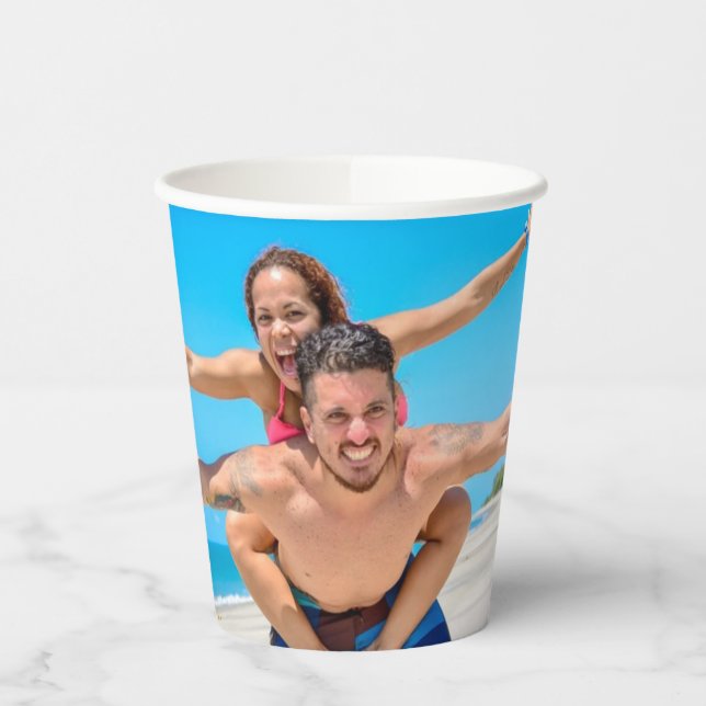Vasos De Papel Foto personalizada (Izquierda)