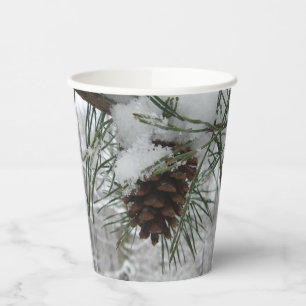 Vasos De Papel Fotografía de la naturaleza del invierno de la ram