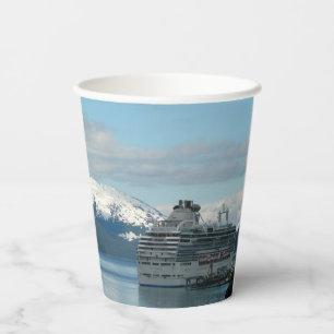 Vasos De Papel Fotografía de viajes de crucero en Alaska