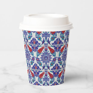 Vasos De Papel Fotografía elegante de Tulipanes y Flores Florales
