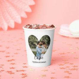 Vasos De Papel Fotografía personalizada Fotocardiaca Frame Modern